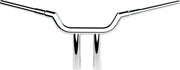LA Choppers Valley T-Bar Handlebars 25.5 cm (10") - Chrome