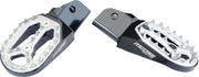 Moose Racing Qualifier Foot Pegs For BMW F 850 GS ABS 2019-2023 - Black/Chrome