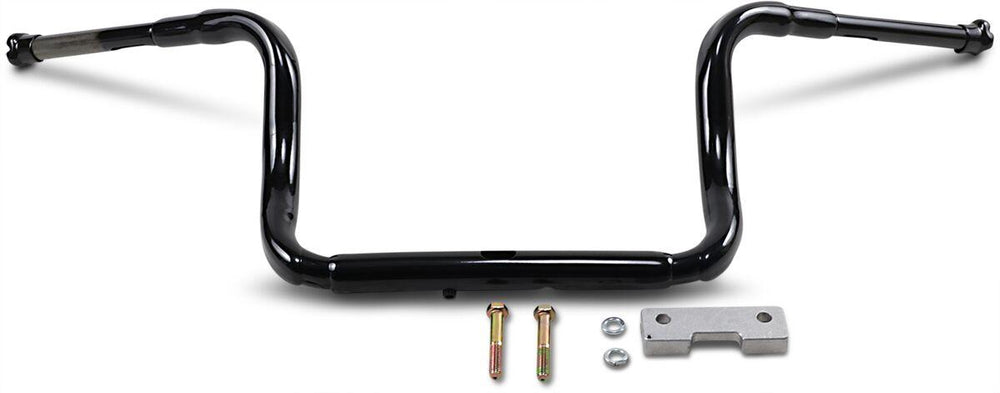 LA Choppers 1-1/2" Grande Touring Ape Hanger Handlebar For Harley Davidson FLHT 1750 ABS 2019-2022 30.5 cm (12") - Black
