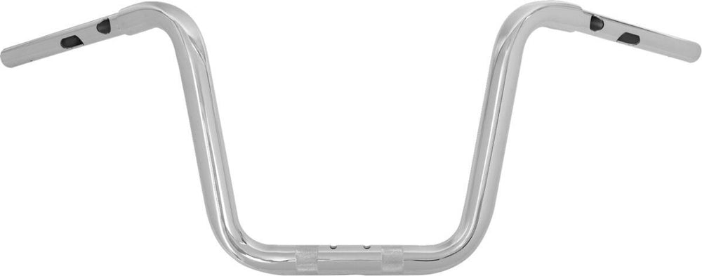 LA Choppers Twin Round Handlebar For Harley Davidson FLTRK 1868 ABS 2024 25.5 cm (10") - Chrome