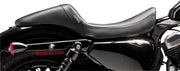 LE Pera Daytona Sport Daddy Long Legs Seat For Harley Davidson XL1200C 2004-2020 Smooth 11 x 18" - Black