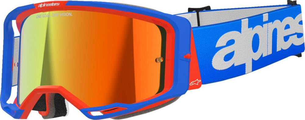 Alpinestars Vision 8 Wordmark Goggles - Blue Orange