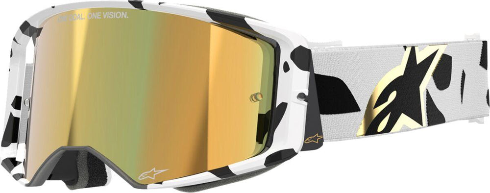 Alpinestars Supertech Corp ABS Vision Goggles - Gold White