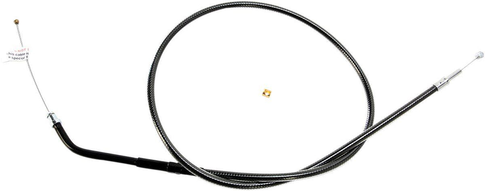 Magnum Shielding  Pearl Braided Throttle Idle Cable For Harley Davidson FLD 1690 2012-2013 96 cm (37-3 4") - Black