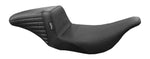LE Pera Kickflip Seat For Harley Davidson FLHT 1340 1997-1998 Basketweave - Black