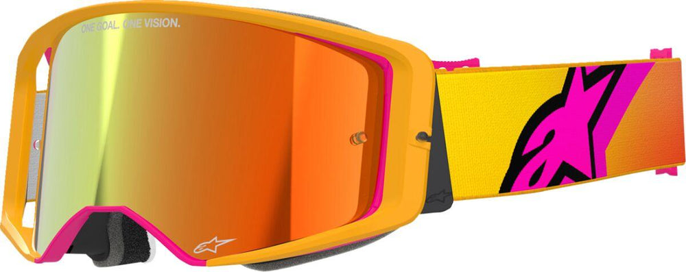 Alpinestars Supertech Corp ABS Vision Goggles - Pink Yellow