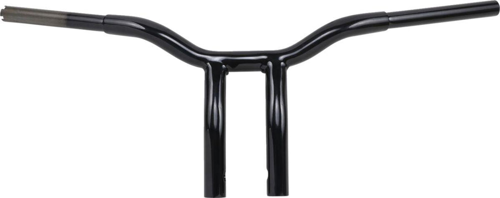 LA Choppers Kage Fighter Welded Bent-Riser Handlebar 25.5 cm (10") - Black