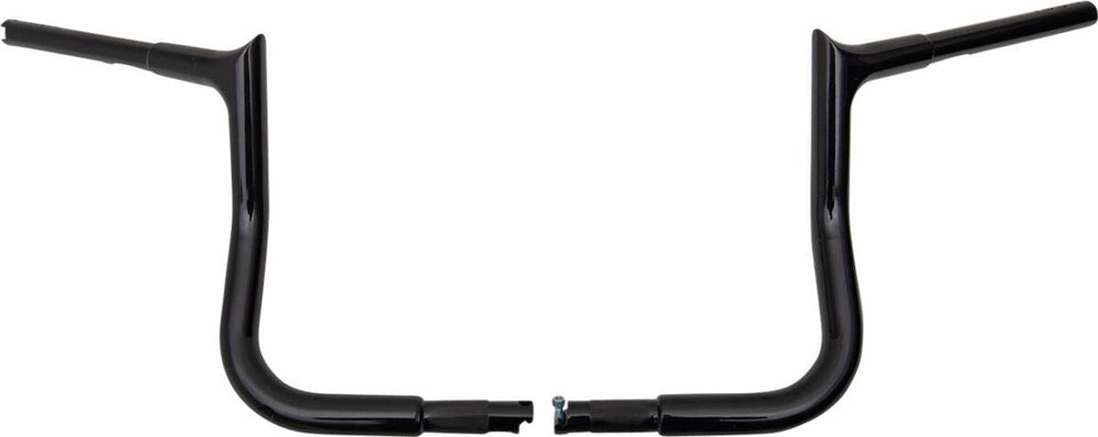 Fat Baggers Inc. 1-1 4" EZ Install Pointed Top Handlebar For Harley Davidson FLHX 1923 2024-2025 25.5 cm (10") - Black