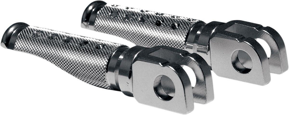 Emgo Slash Cut Footpegs For Suzuki GSX-R 1000 2001-2003 - Silver