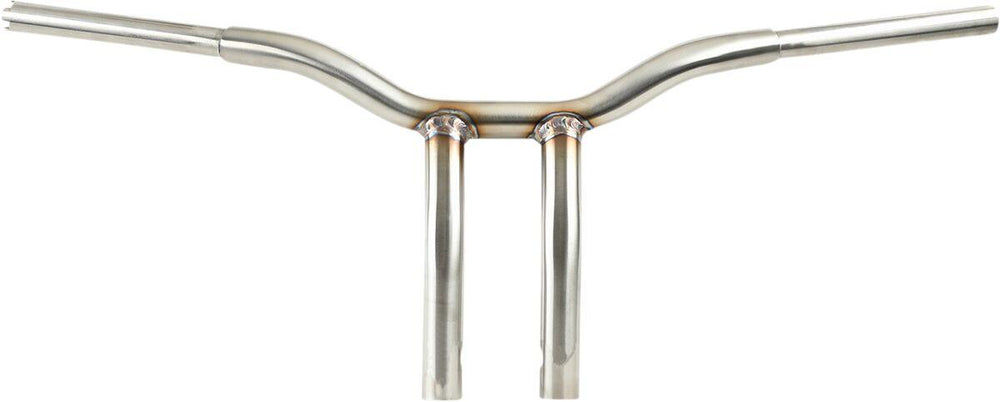 LA Choppers Kage Fighter Welded Bent-Riser Handlebar For Harley Davidson FLD 1690 2012-2013 25.5 cm (10") - Polished