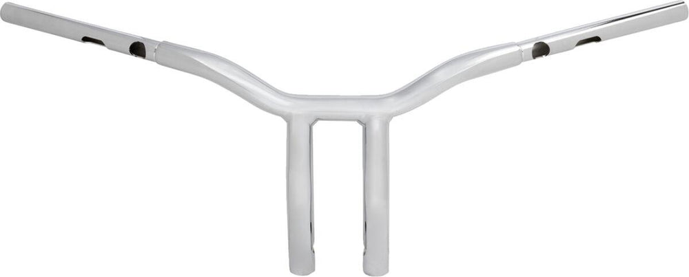 LA Choppers One Piece Kage Fighter Pullback Riser Handlebar For Harley Davidson FLFBS 1923 ABS 2025 25.5 cm (10") - Chrome