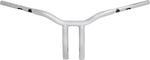 LA Choppers One Piece Kage Fighter Pullback Riser Handlebar For Harley Davidson FLFBS 1923 ABS 2025 25.5 cm (10") - Chrome