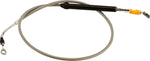 LA Choppers Stainless Steel Braided Clutch Cable For Harley Davidson FLH 1868 ABS 2021 Standard - Polished