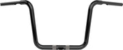 LA Choppers Twin Round Handlebar For Harley Davidson FLTRK 1868 ABS 2020-2023 30.5 cm (12") - Black