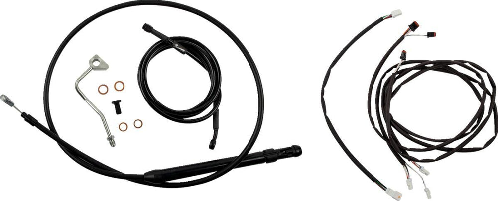 Burly Touring Model Control Kit For Harley Davidson FLH 1868 ABS 2021 35.5cm (14") - Black
