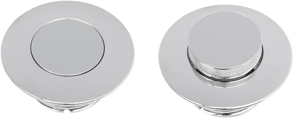 Drag Specialties 69.9 mm (2-3/4") Pop-Up Fuel Cap For Harley Davidson FLD 1690 2012-2013 - Chrome