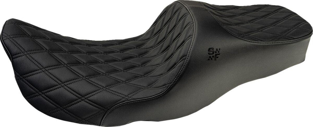Slyfox Chariot Seat For Harley Davidson FLHR 1340 1997-1998 - Black