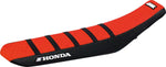 Blackbird Zebra Seat Cover For Honda CRF250F 2023-2025 - Black/Red