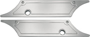 Pro-One Smooth Saddlebag Latch Covers For Harley Davidson FLHR 1340 1994-1998 - Chrome