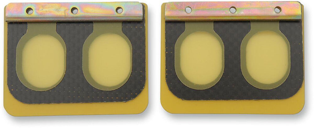 Boyesen Replacement Pro Series Reed Set for RAD Valve For Kawasaki KX250 2002-2008 - Carbon Fiber/Yellow