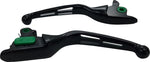 Drag Specialties Slotted Wide Blade Lever Set For Harley Davidson FLH 1868 2021 - Black