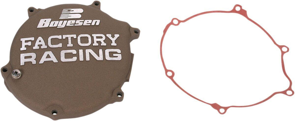 Boyesen Factory Clutch Cover For Kawasaki KX125 2003-2007 - Magnesium