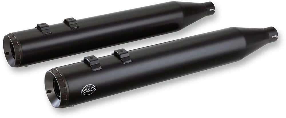 S&S Cycle Grand National  Silencers For Harley Davidson FLHFB 1868 2023 - Black