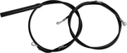 LA Choppers Standard Black Vinyl Handlebar Cable/Brake Upper Hose Kit For Harley Davidson FLH 1868 ABS 2021 Standard - Black