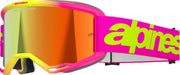 Alpinestars Vision 5 Wordmark Goggles - Pink Yellow Fluo
