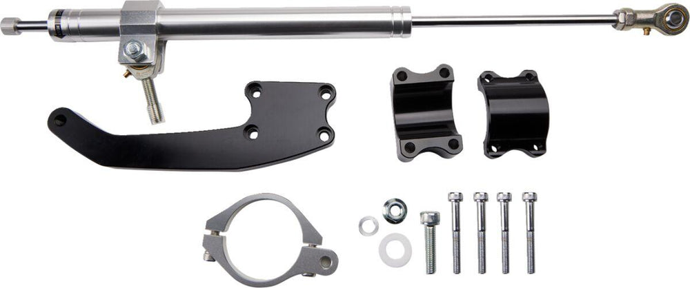 Drag Specialties Steering Damper Kit For Harley Davidson FLTRX1750 - Chrome Satin