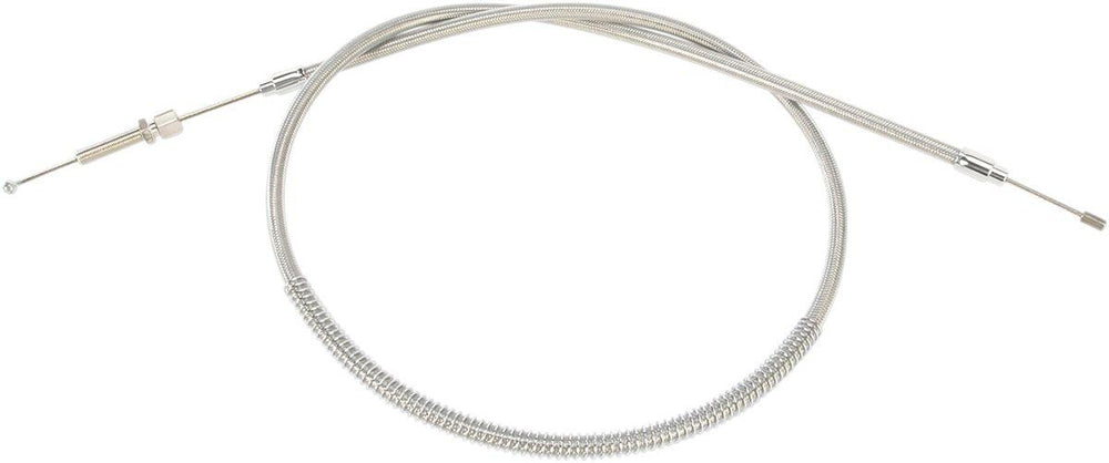 Barnett Stainless Steel Clutch Cable For Harley Davidson FL 1200 1970-1977 126.5 cm (49-3 4") - Silver