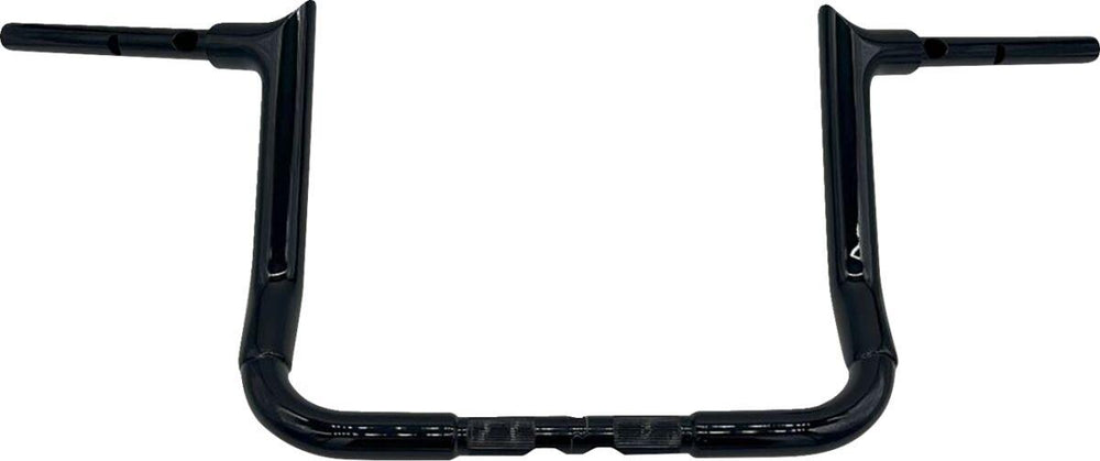 Fat Baggers Inc. 1-1/2" EZ Install Pointed Top Handlebar For Harley Davidson FLHX 1923 2024-2026 30.5 cm (12") - Black