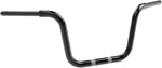 Khrome Werks 1-1/4" Fat Center Bobber Ape Handlebar For Harley Davidson FLS 1690 2012 25.5 cm (10") - Black