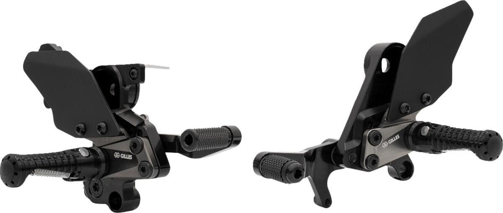 Gilles Adjustable Rearset For Suzuki GSX1300R 2008-2020 - Black