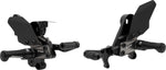 Gilles Adjustable Rearset For Suzuki GSX1300R 2008-2020 - Black