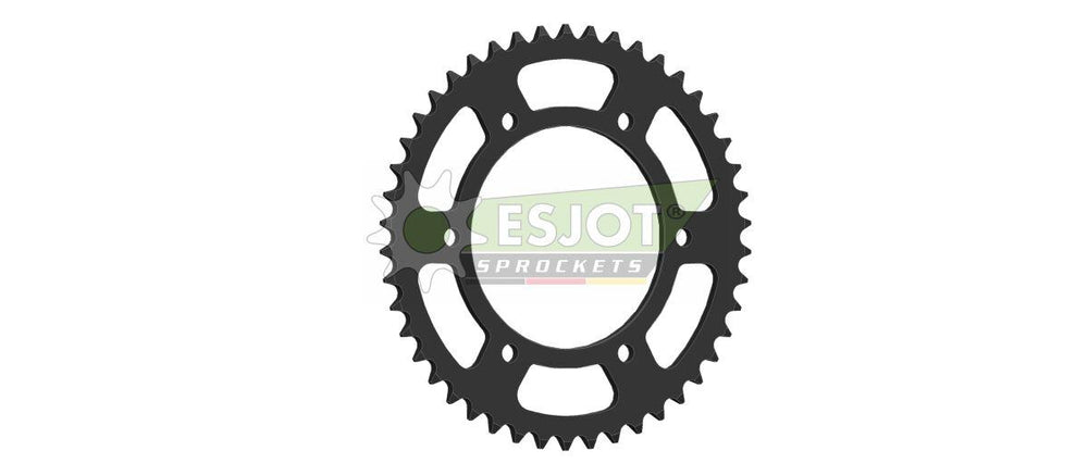Esjot Standard 520 Sprocket For Qjmotor SRT 700 X ABS Trail 2023-2024 Rear Black 46T