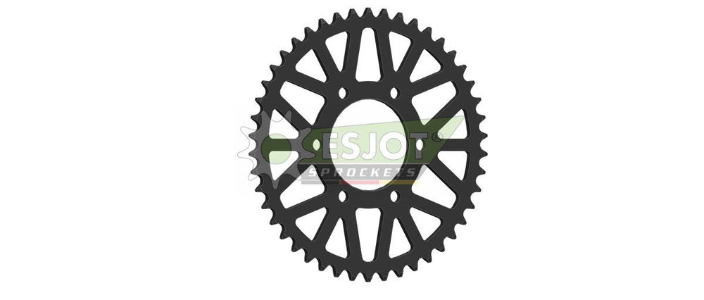 Esjot Standard 520 Sprocket For CF Moto CL-X 700 ABS 2020-2024 Rear Black 46T