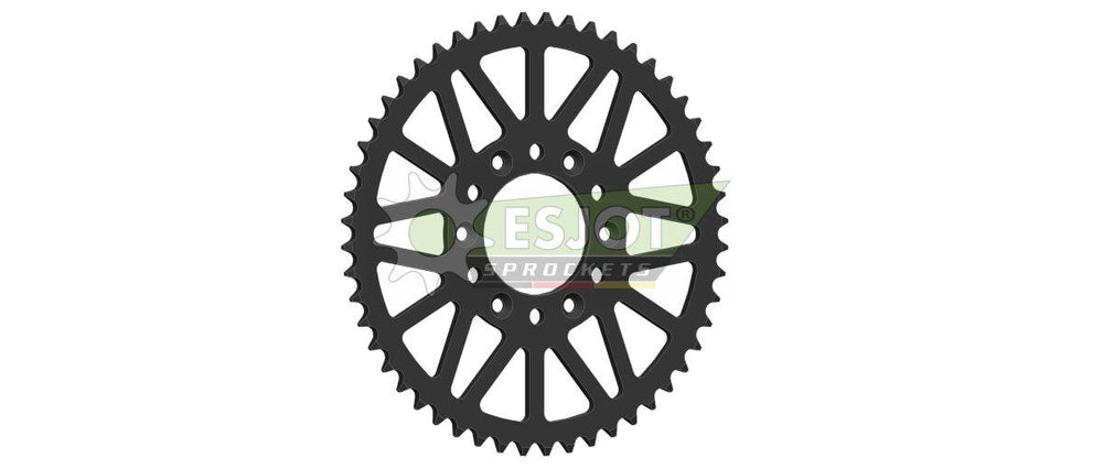 Esjot Standard 520 Sprocket For Hyosung GV 300S ABS 2024 Rear Black 52T