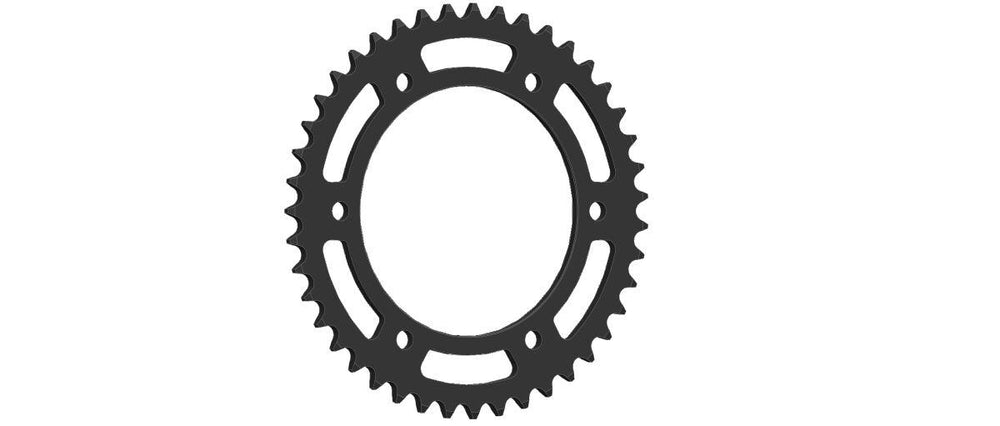 Esjot Standard 520 Sprocket For Zontes 350 GK ABS 2022-2023 Rear Black 43T