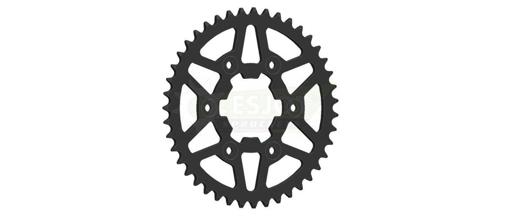 Esjot Standard 520 Sprocket For Triumph Scrambler 400 X ABS 2025-2026 Rear Black 43T