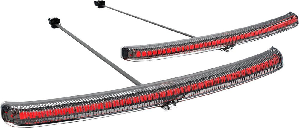 Ciro Fender Blades LED Lights For Harley Davidson FLHTCUTG 1690 2009-2016 Smoke