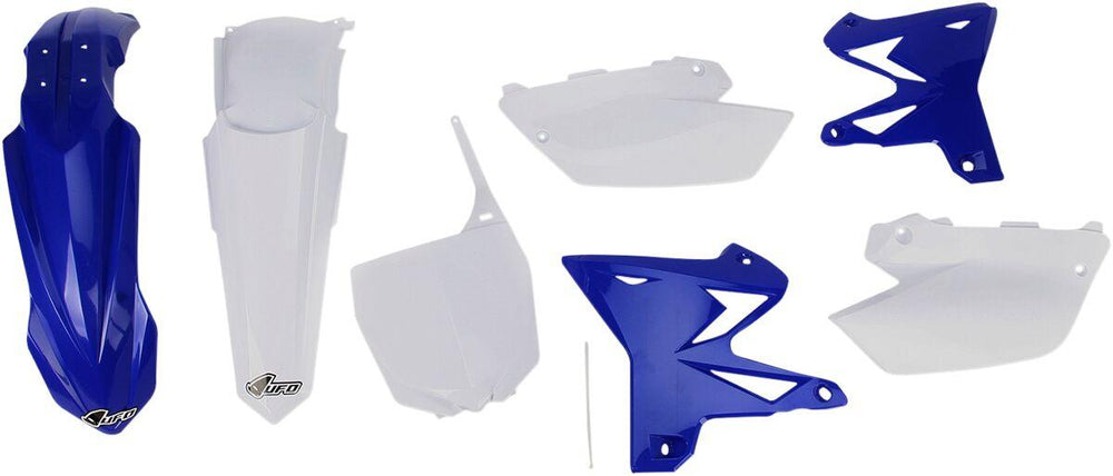 UFO Restyled Plastics Kit For Yamaha YZ125 2003-2014 - Blue OEM 2013 White