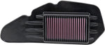 K&N High Flow Air Filter For Honda PCX 125 2013-2017 - Black Red