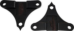 Accutronix Hot Bagger Leg Fender Spacers For Harley Davidson FLHR 1690 Front 7 16" - Black
