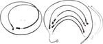 Magnum Shielding KarbonFibr Designer Handlebar Cable Install Kit For Harley Davidson FLHT 1750 2019-2020 30.5 - 35.5cm (12" - 14") - Carbon Fiber Silver