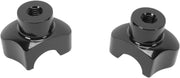 Drag Specialties Forged Aluminium Handlebar Riser 43.2 mm Rise - Black