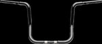 LA Choppers Twin Round Handlebar For Harley Davidson FLHTCUTG 1868 ABS 2024 35.5 cm (14") - Black