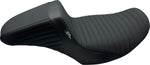 LE Pera Kickflip Daddy Long Legs Seat For Harley Davidson FLHX 1750 ABS 2023 Gripper/Pleated - Black