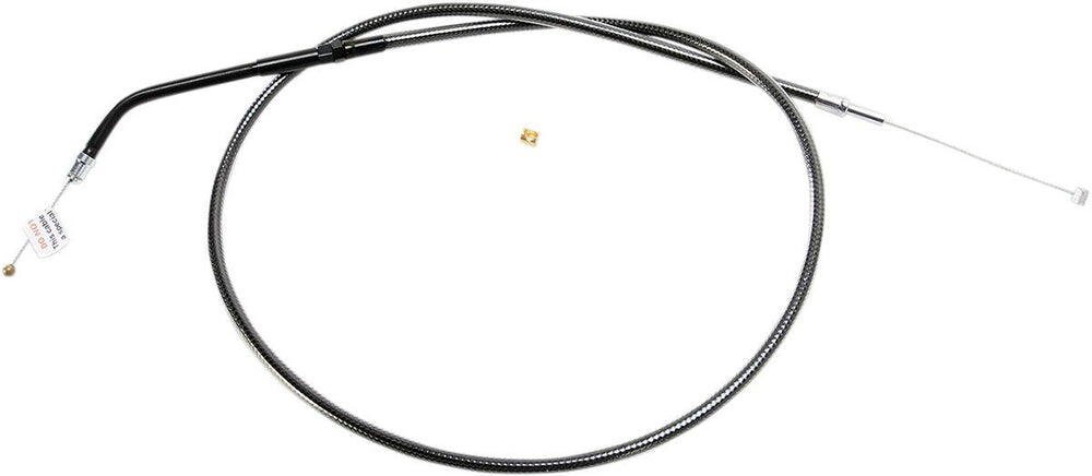 Magnum Shielding  Pearl Braided Throttle Idle Cable For Harley Davidson XL 1200 C 2007-2020 86.5 cm (34") - Black