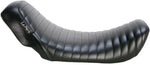 LE Pera Bare Bones Solo Seat For Harley Davidson FLD 1690 2012-2013 Pleated - Black